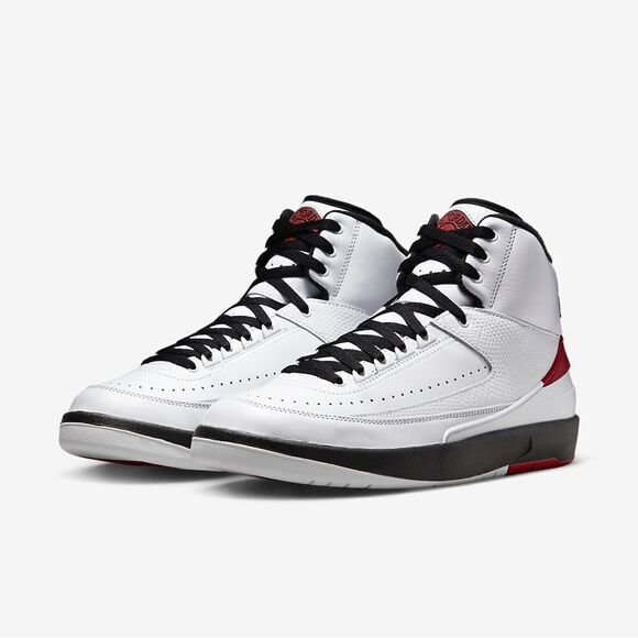Nike Air Jordan 2 OG Chicago white Black Varsity Red DX2454-106 size 14 main image 10
